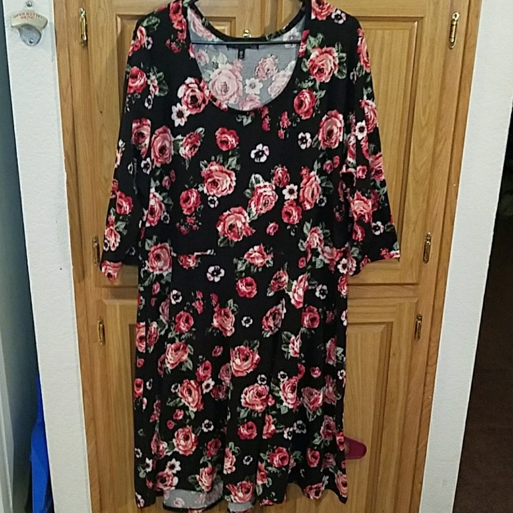 Plus size skater dress